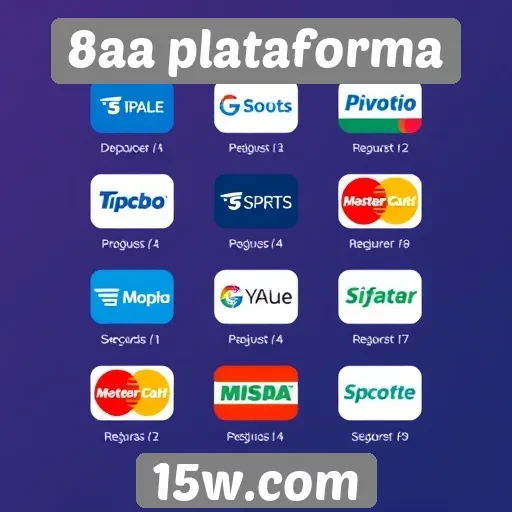 Exploração das opções de pagamento na 8aa plataforma